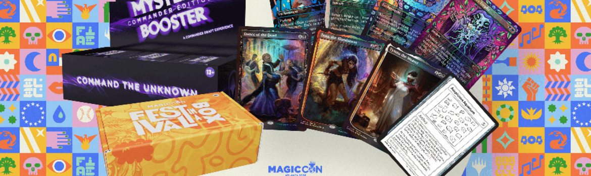 Mystery Booster Commander dėžę pirmą kartą galima nusipirkti: Festival in a Box Atlanta nuo spalio 19 d.
