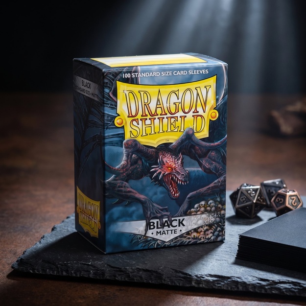 Dragon Shield Matte įmautės, juodos, 100 vnt.