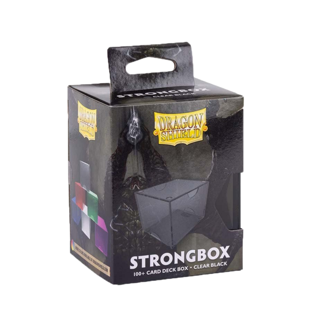 Dragon Shield Strongbox dėžutė, skaidriai juoda