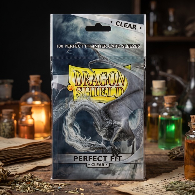 Dragon Shield Perfect Fit įmautės, skaidrios, 100 vnt.