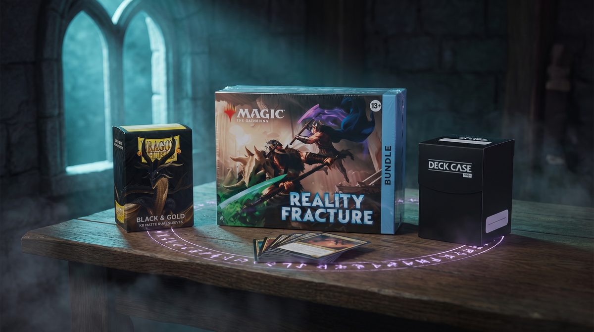 Magic rinkinys, įmautės ir kaladės dėklas ant stalo